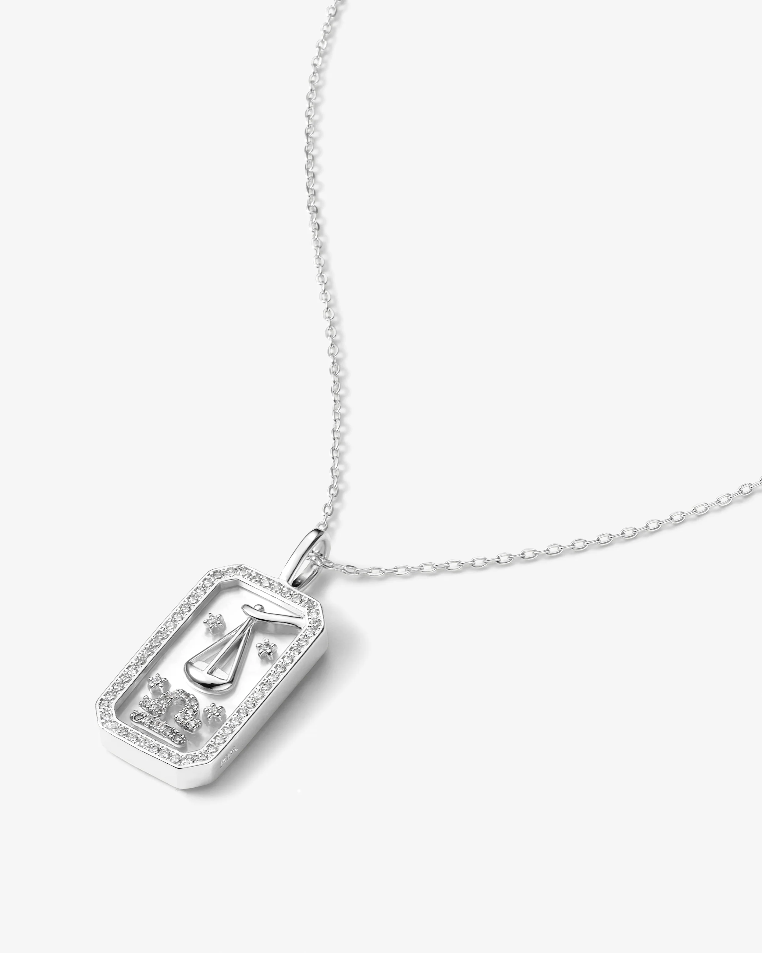 Zodiac Amulet Necklace - Silver - Image 24
