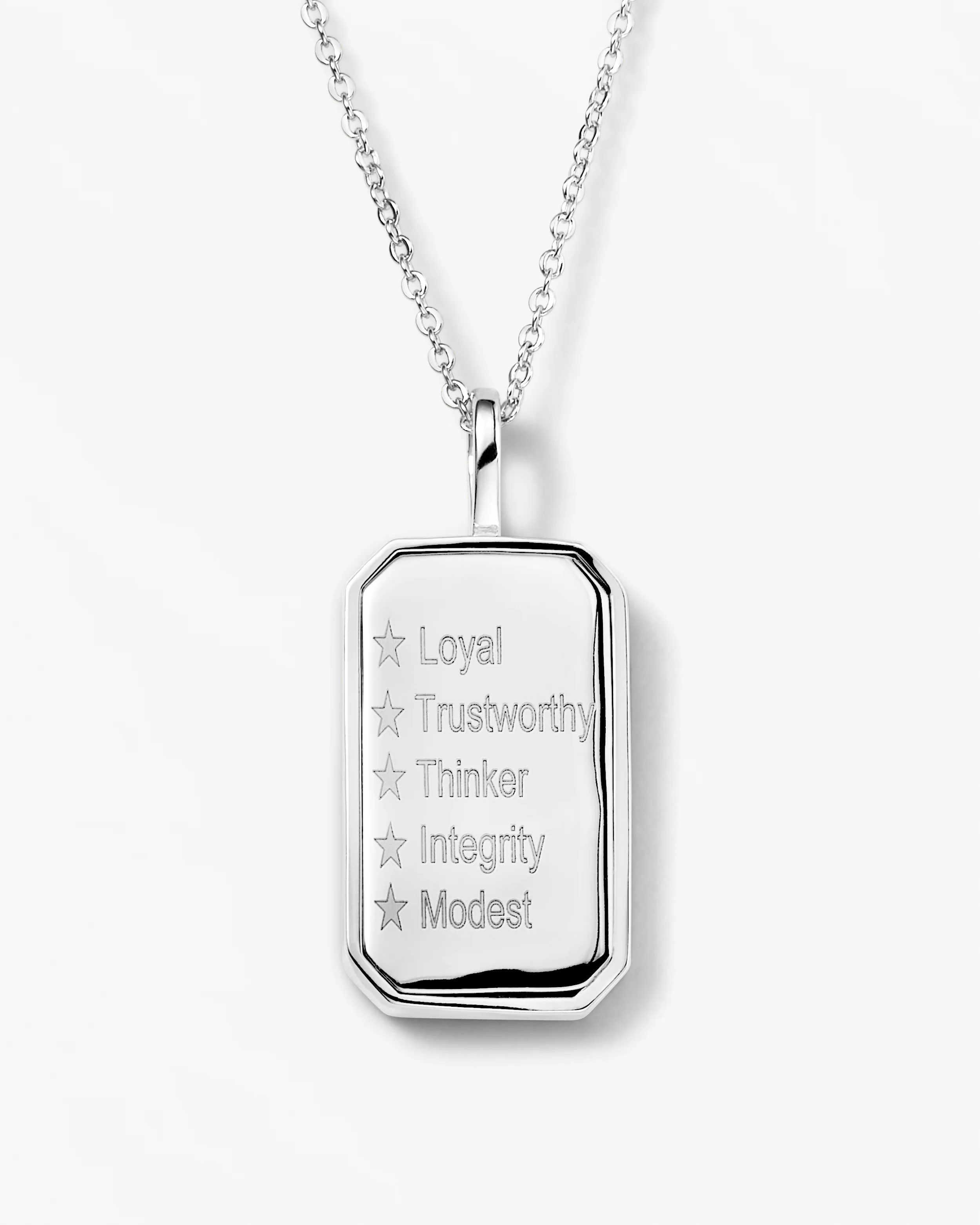 Zodiac Amulet Necklace - Silver - Image 27
