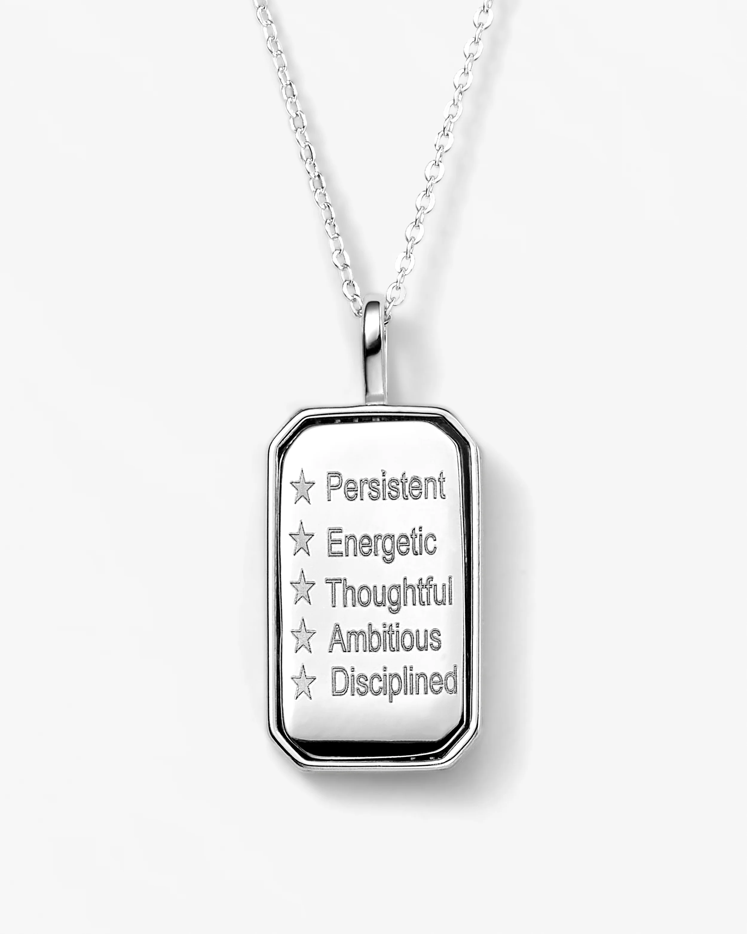 Zodiac Amulet Necklace - Silver - Image 35