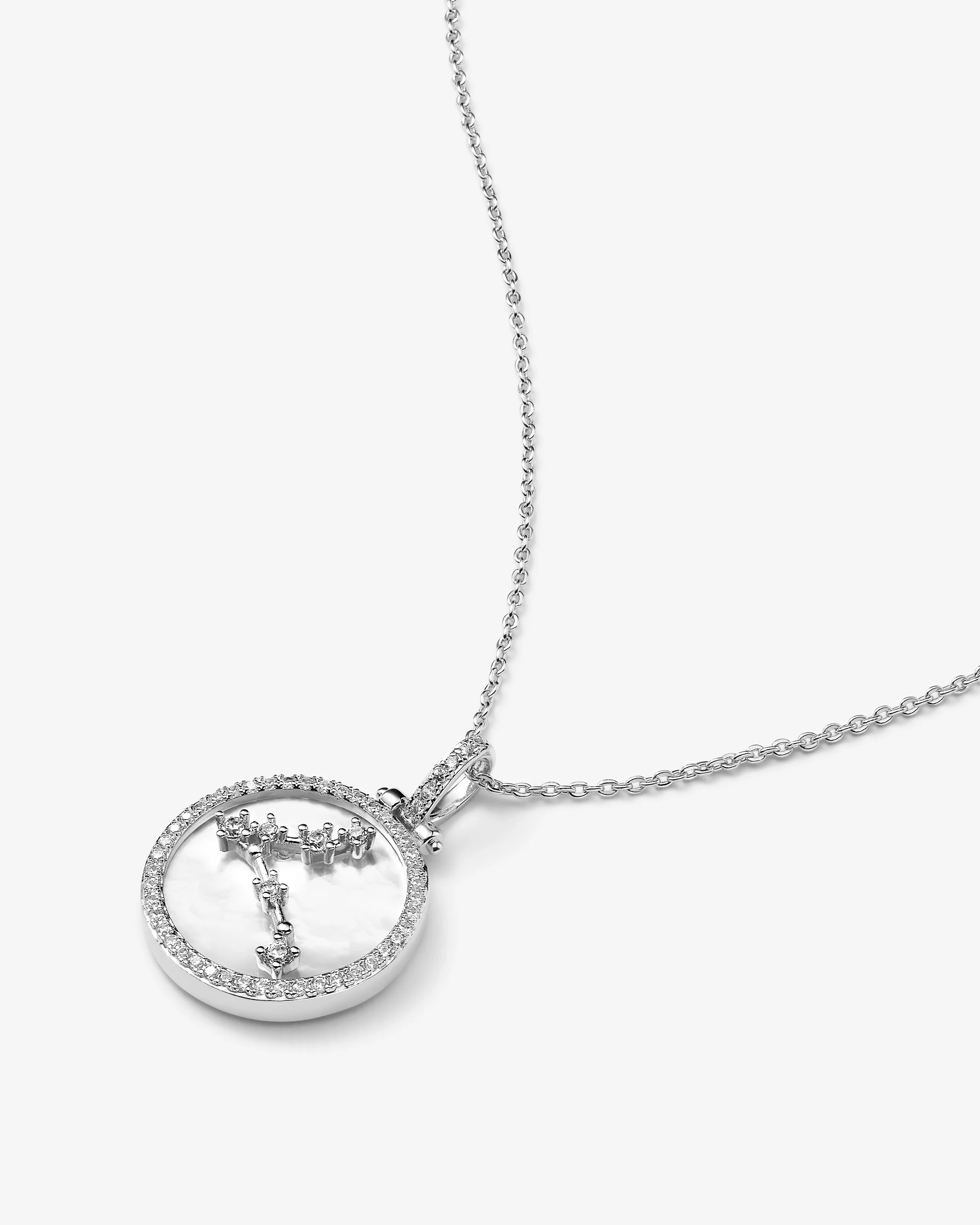 Zodiac Constellation Necklace - Silver - Image 22