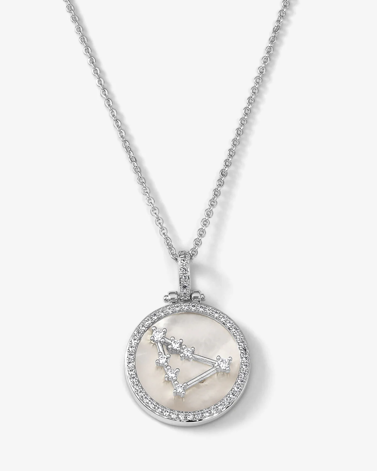 Zodiac Constellation Necklace - Silver - Image 8