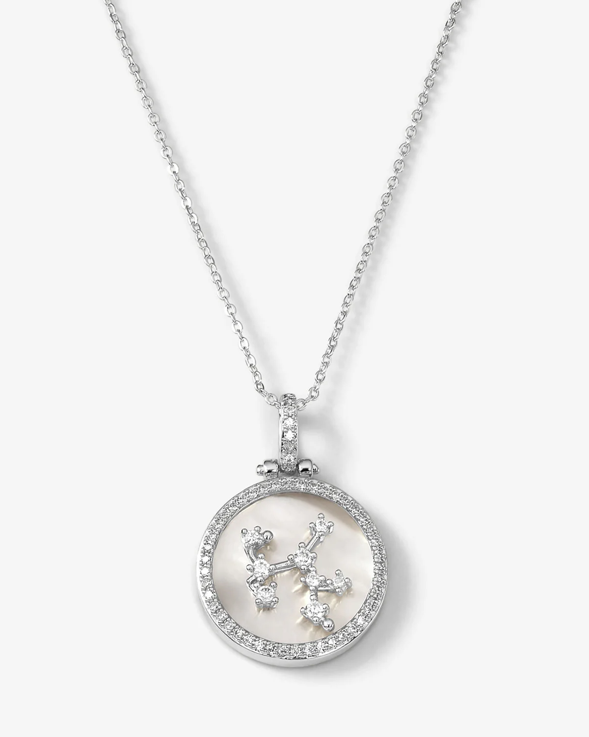 Zodiac Constellation Necklace - Silver - Image 9